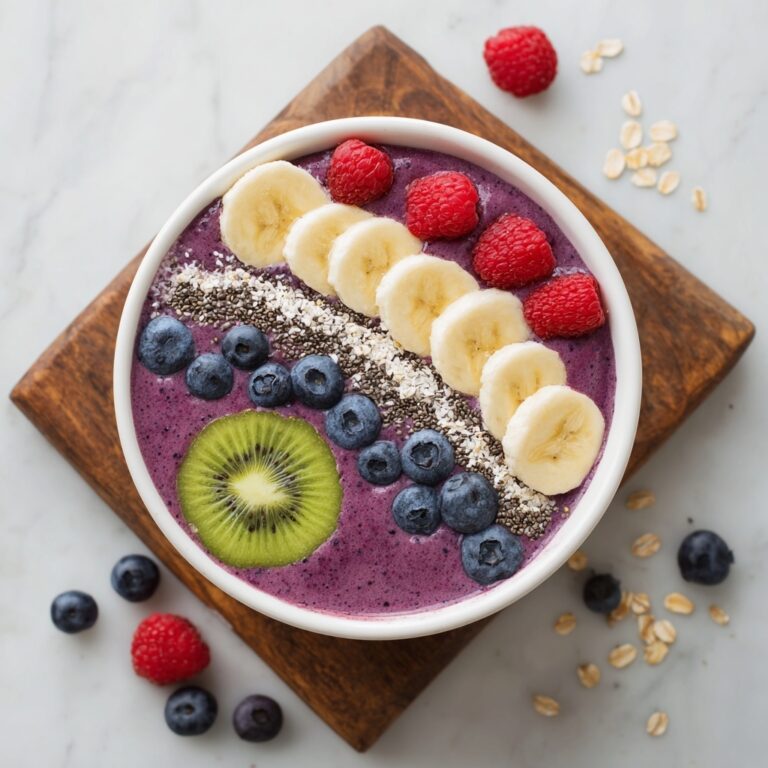 Energizing Breakfast Smoothie Bowl for a Vibrant Morning Boost Recipe