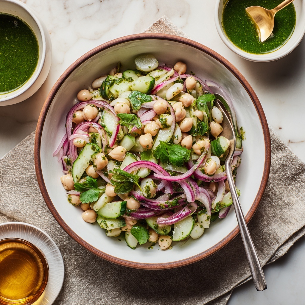 Marinated Cilantro Lime Bean Salad Recipe - Recipe Image